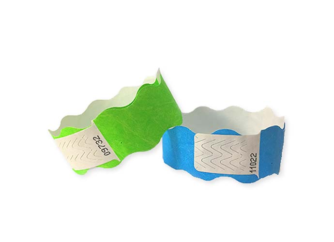 Brazalete de Tyvek 1 x 10" wave